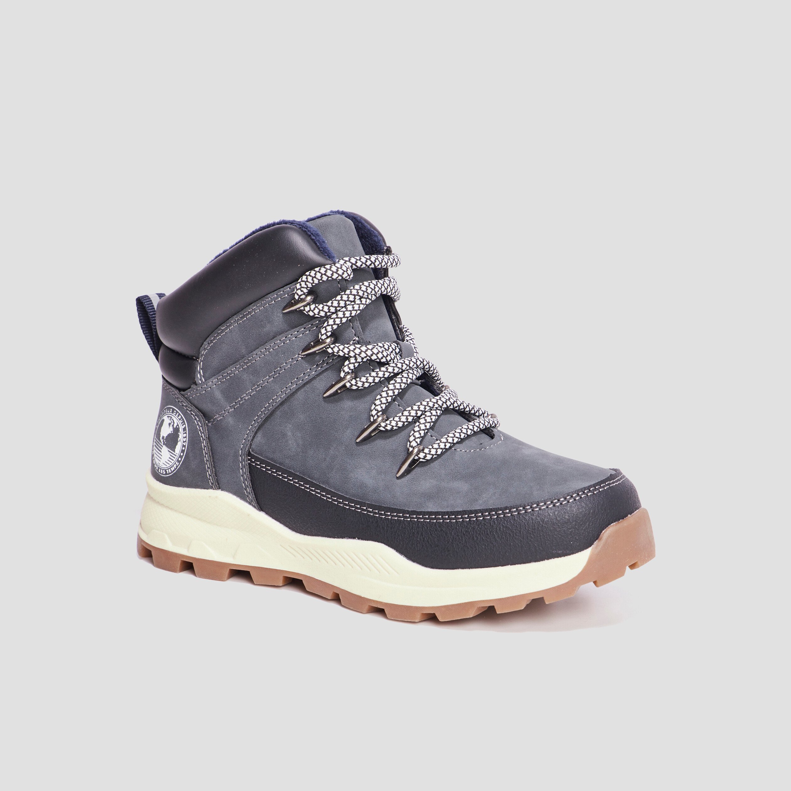 Bottines zippées Trappeur Barato bleu garçon | La Halle
