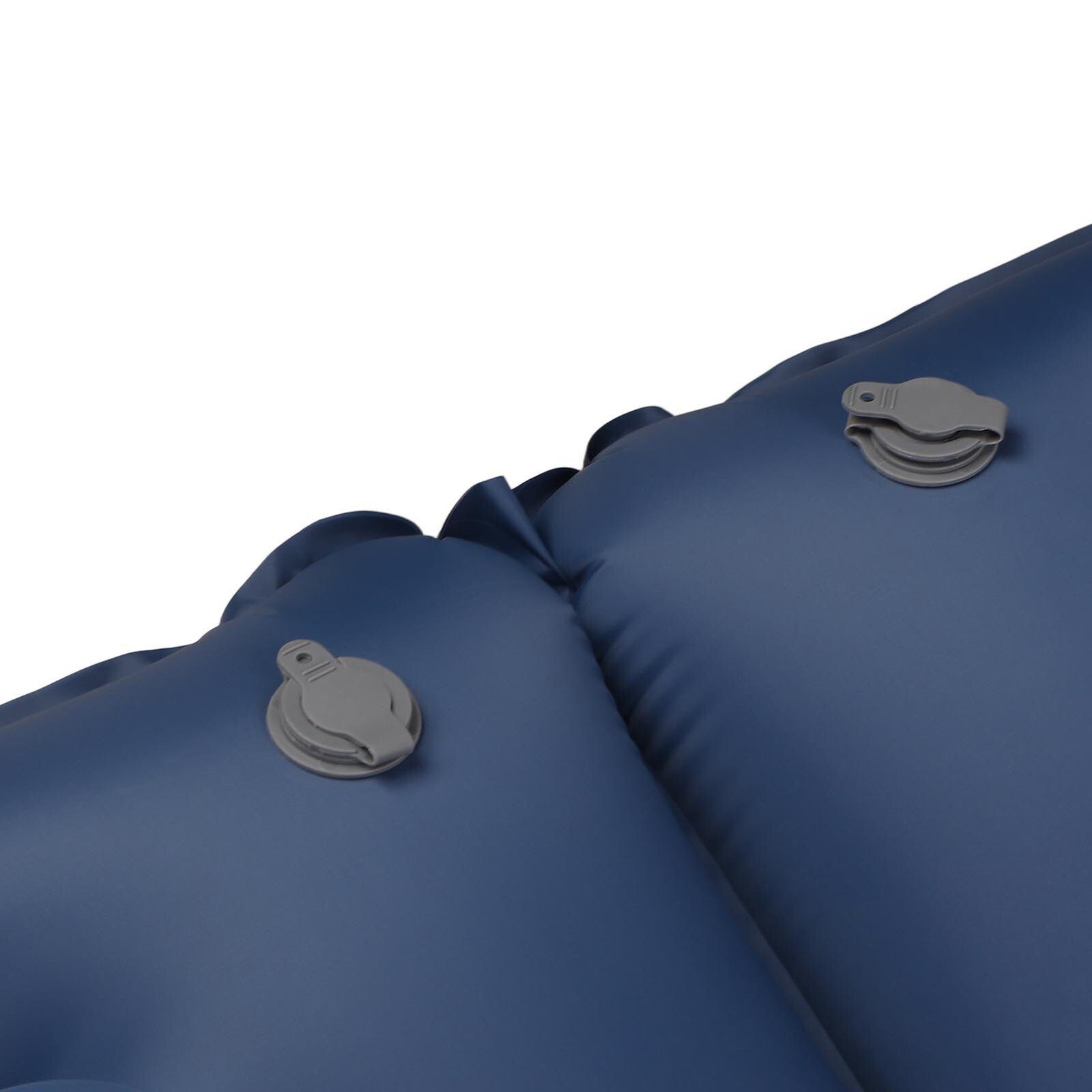 FUROKOY Luftbett Camping feuchtigkeitsdichte Luftmatratze mit Kissen, marineblau, , (leichte Trage aufblasbare Matratze doppelt), Nickerchen Lagerung aufblasbare Matratze