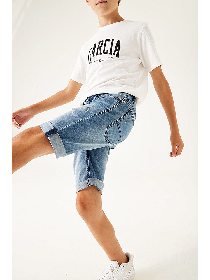 Garcia Jeans-Bermudas in Hellblau günstig kaufen 140
