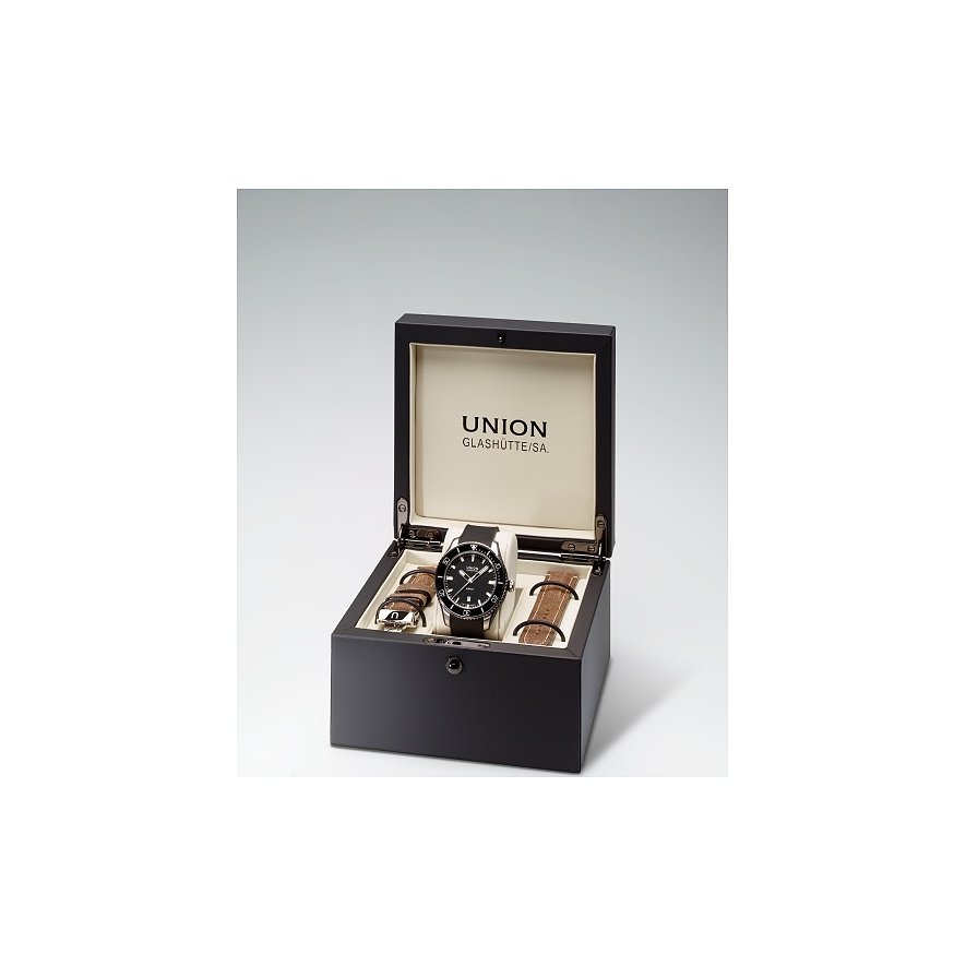Union Glashütte Uhren-Set inkl. Wechselarmband Belisar Datum Sport