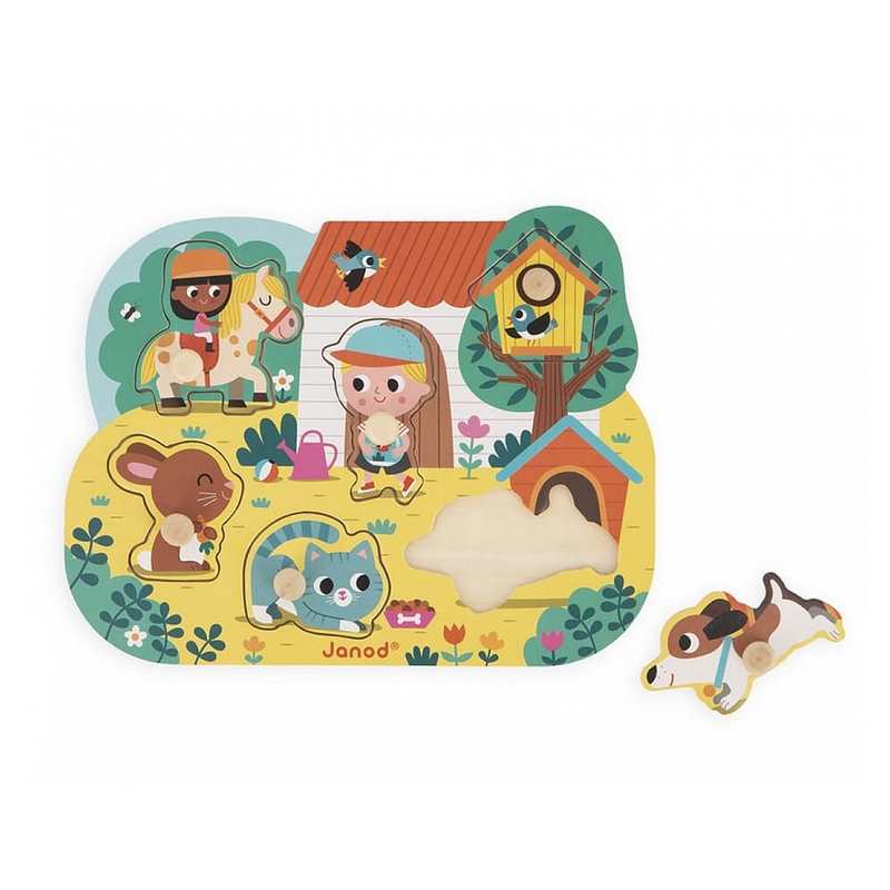 Puzzle La campagne en bois 6 pièces