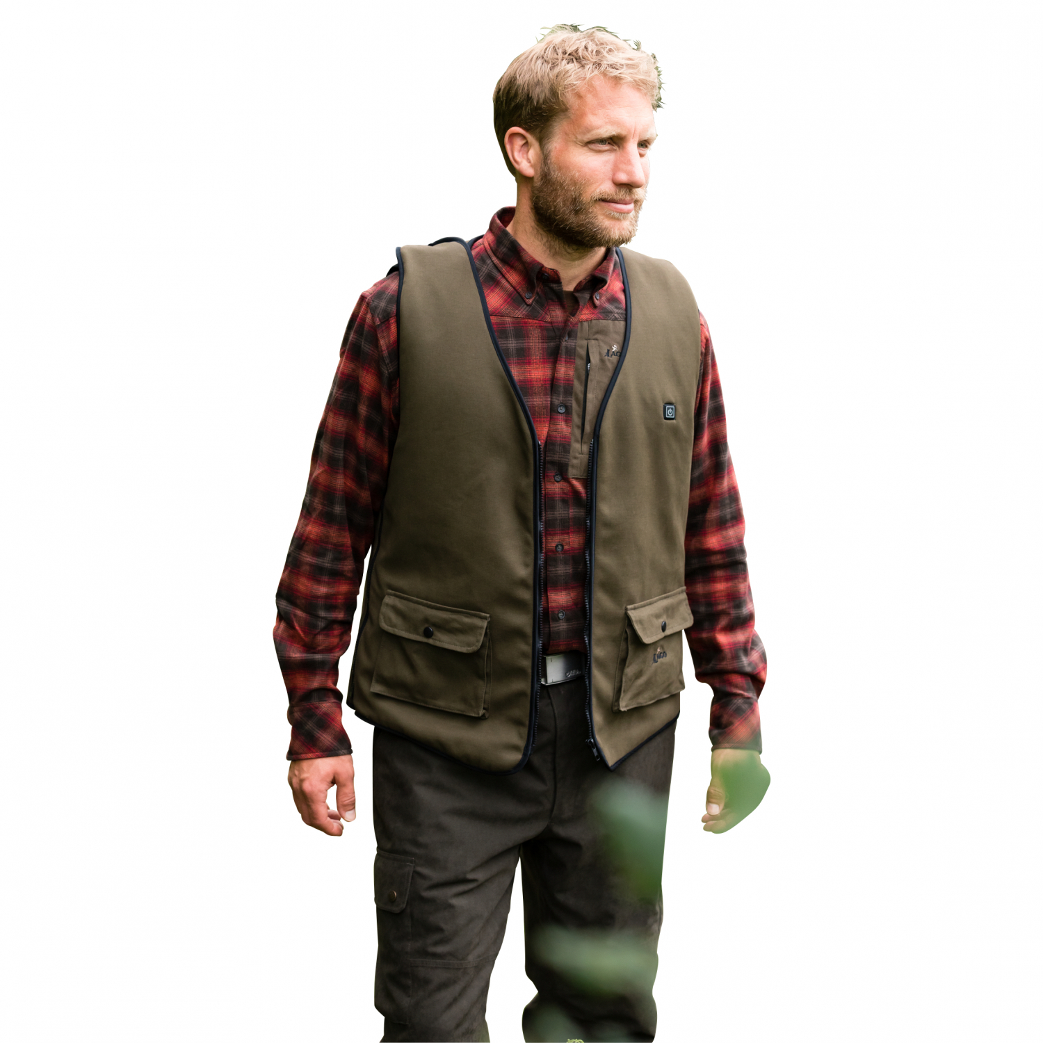 il Lago Red Level Herren beheizte Weste Feuerland