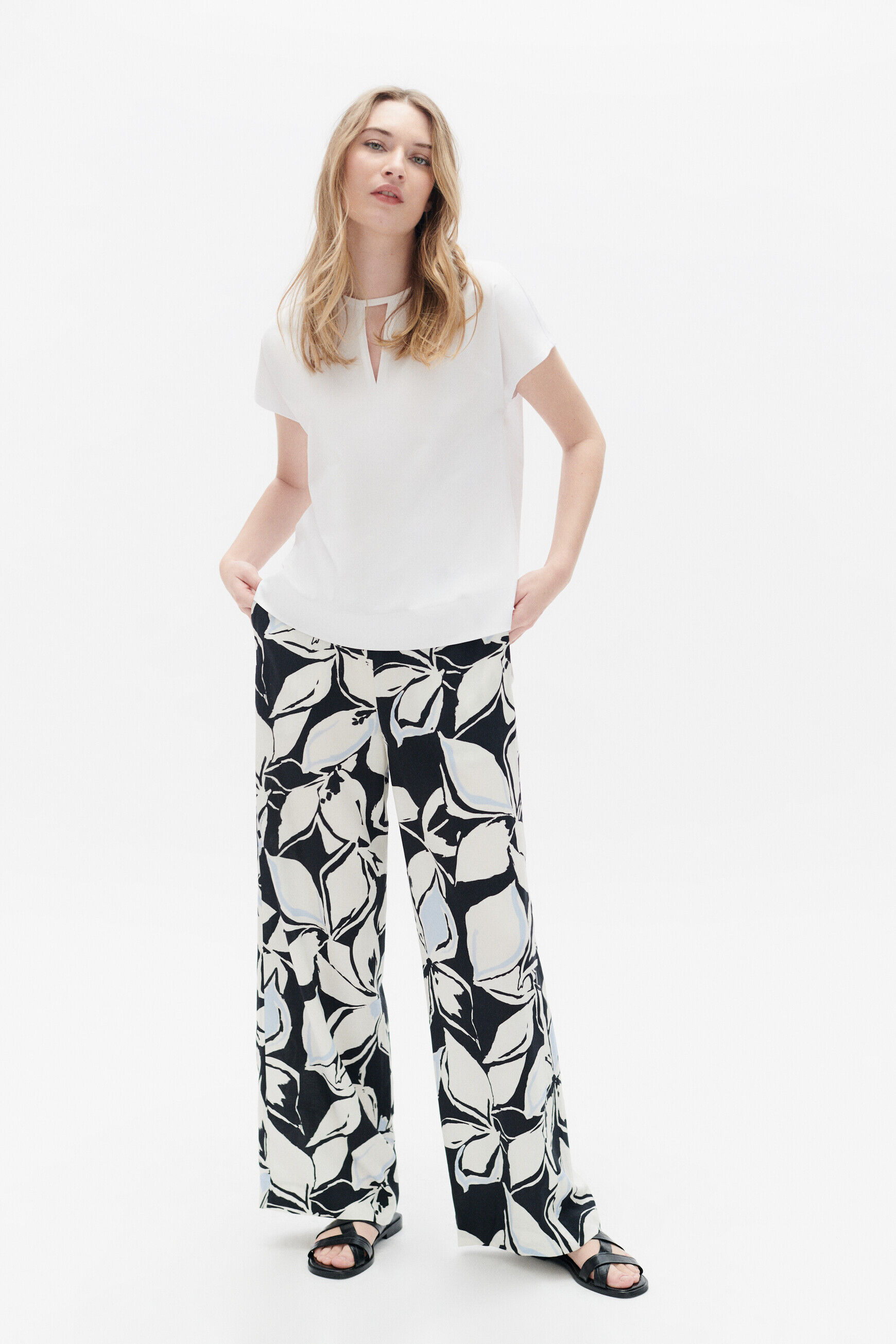 Pantalon pimeo noir femme