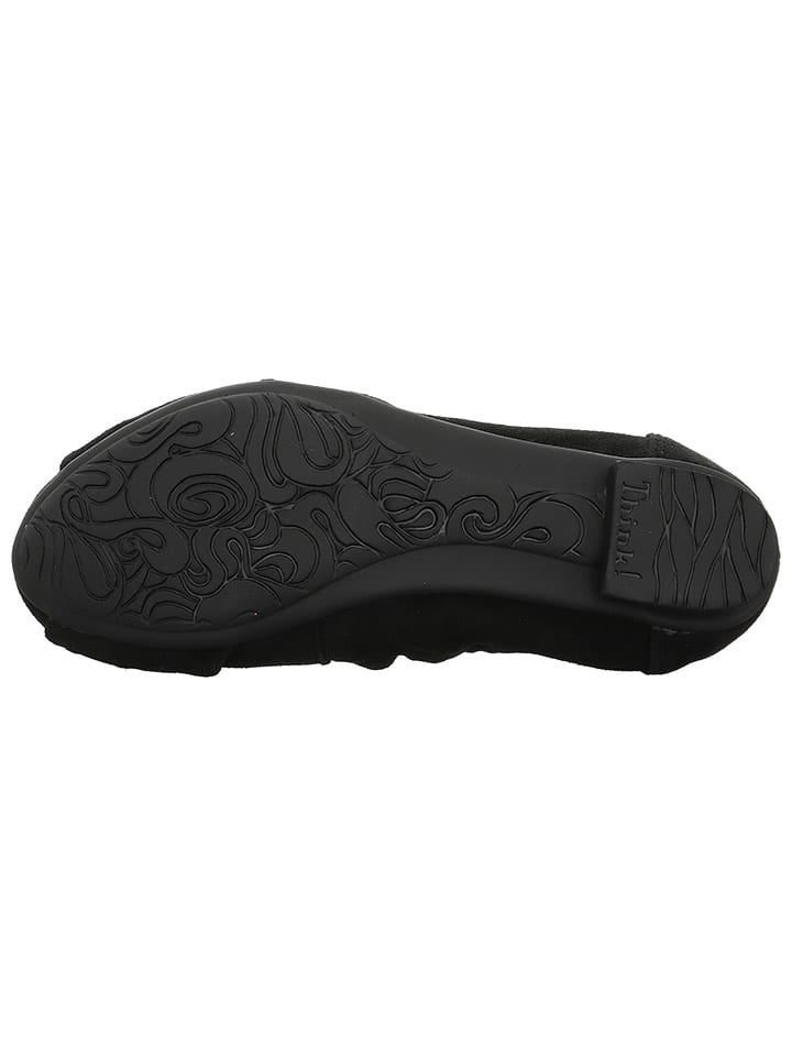 Think! Leder-Ballerinas in Schwarz günstig kaufen