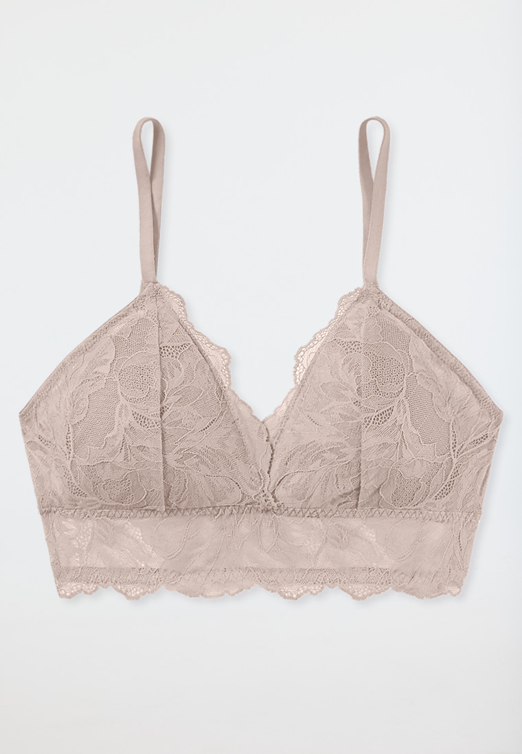 Bustier herausnehmbare Pads beige - Modal & Lace