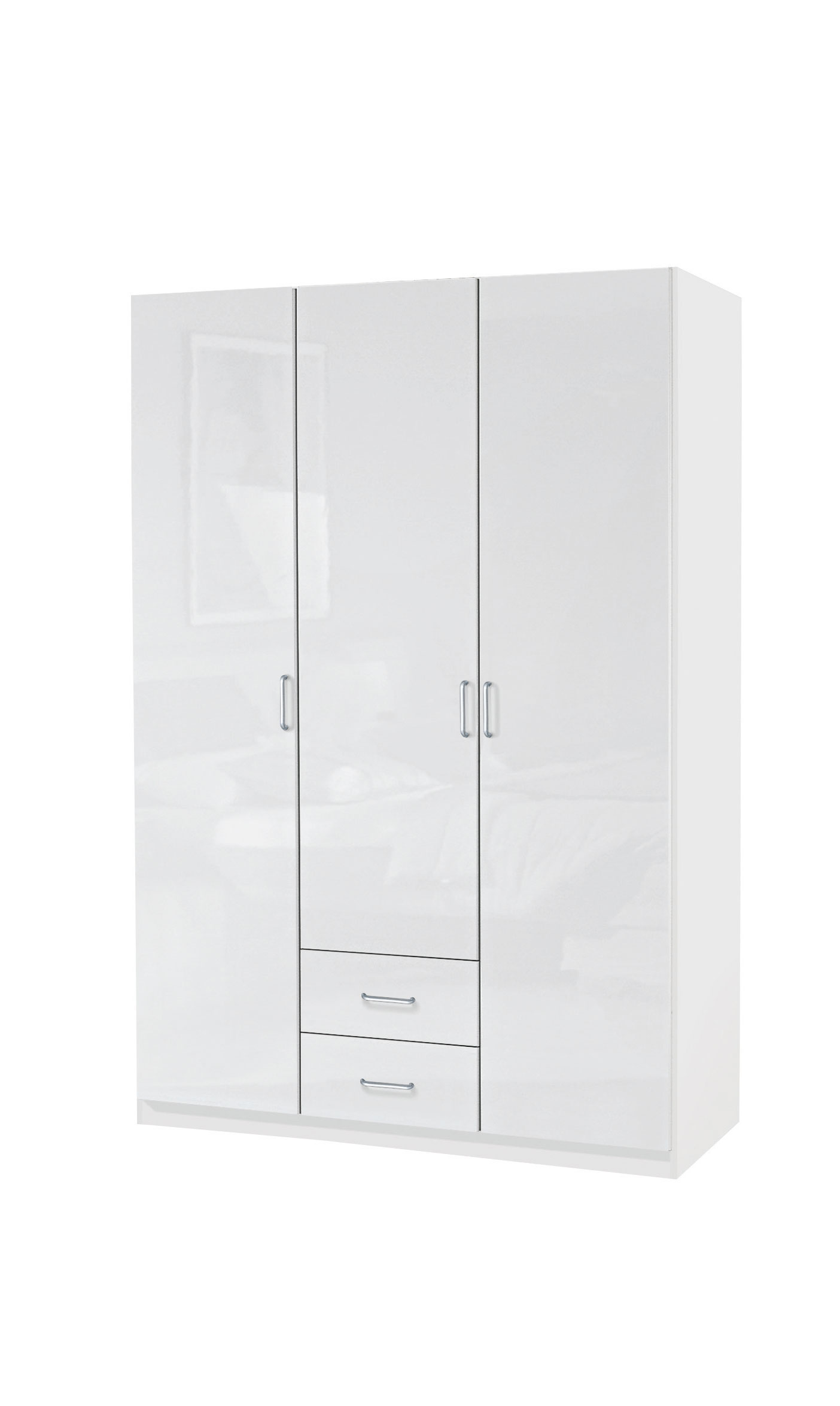 selfDrehtüren-Kombi-Schrank 3trg.