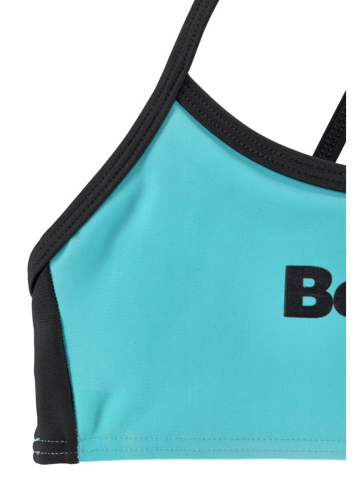 Bench Bustier-Bikini in türkis-schwarz günstig kaufen