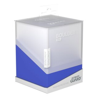 Ultimate Guard Boulder Deck Case 100+ Synergy Blau/Weiß
