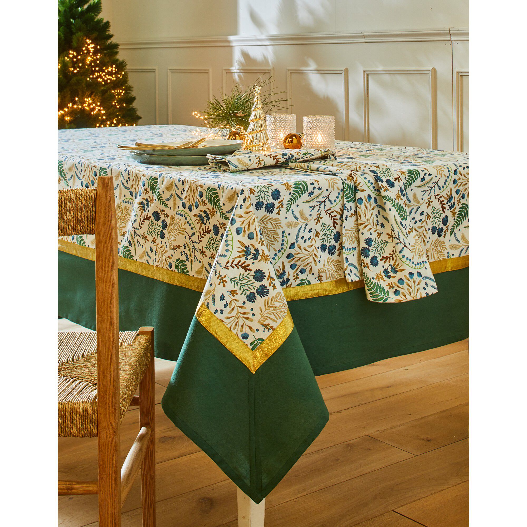 Nappe imprimée forêt enchantée