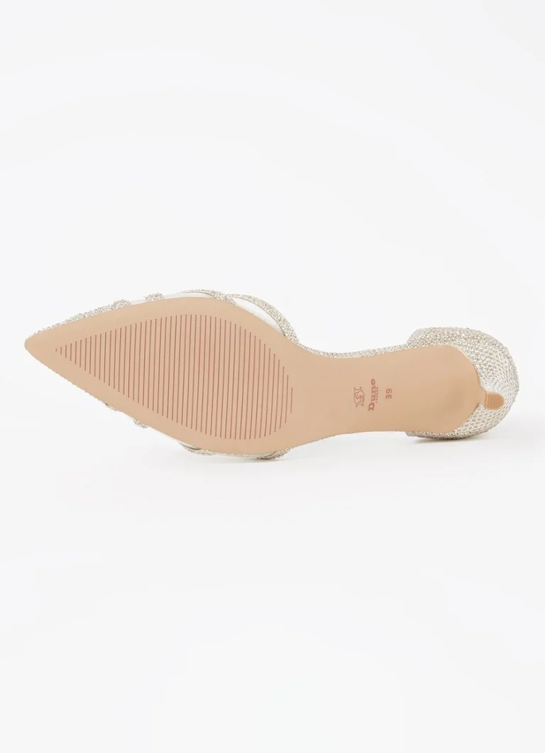 Dune London Composed sandalette with rhinestones