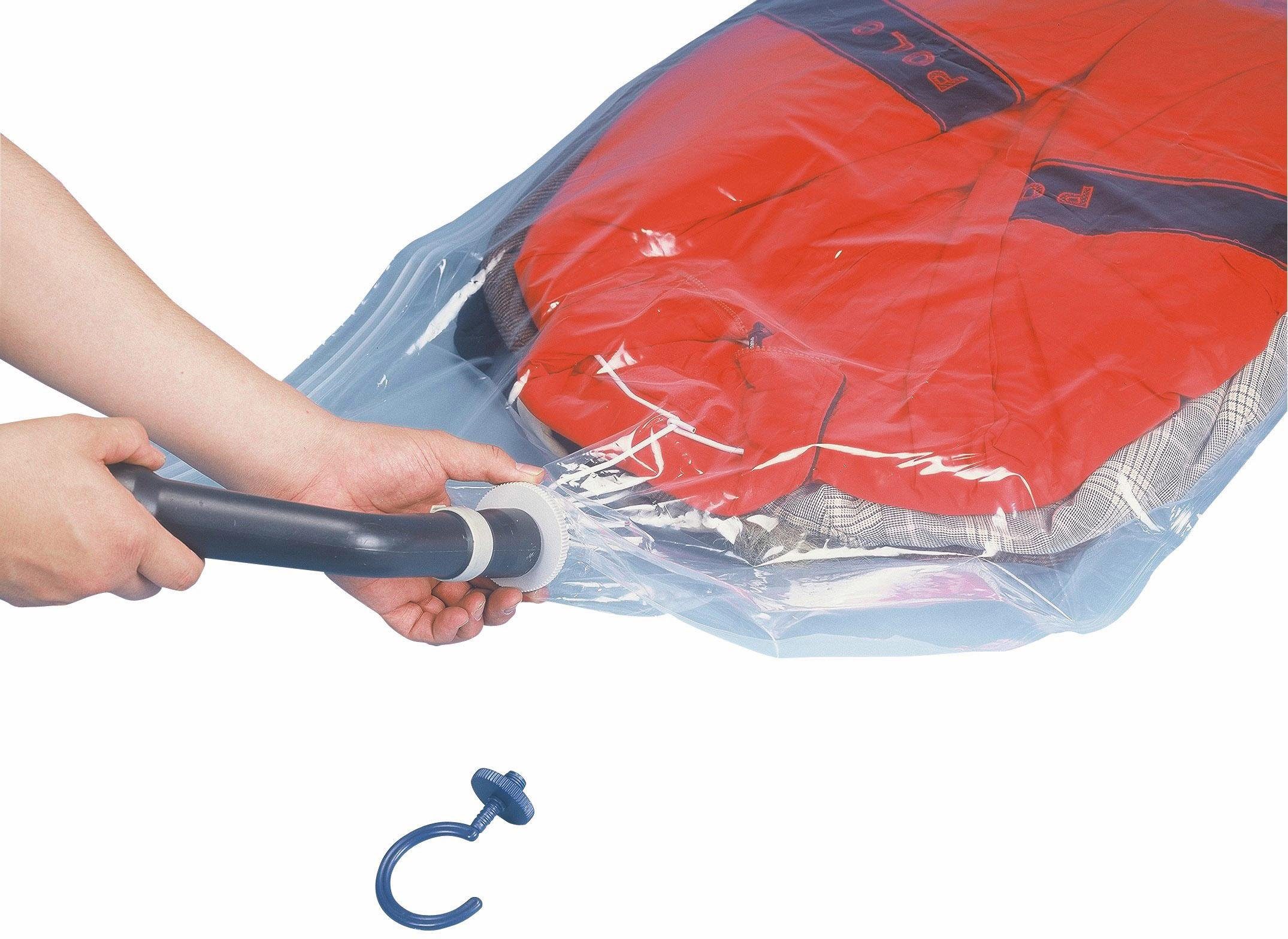 WENKO Kleidersack Vakuum Größe L (Set, 2 St)