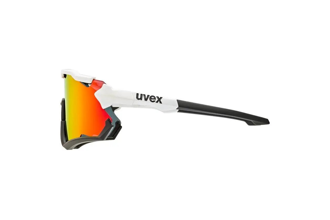Uvex Sportstyle 228 White Black/ Mirror Red