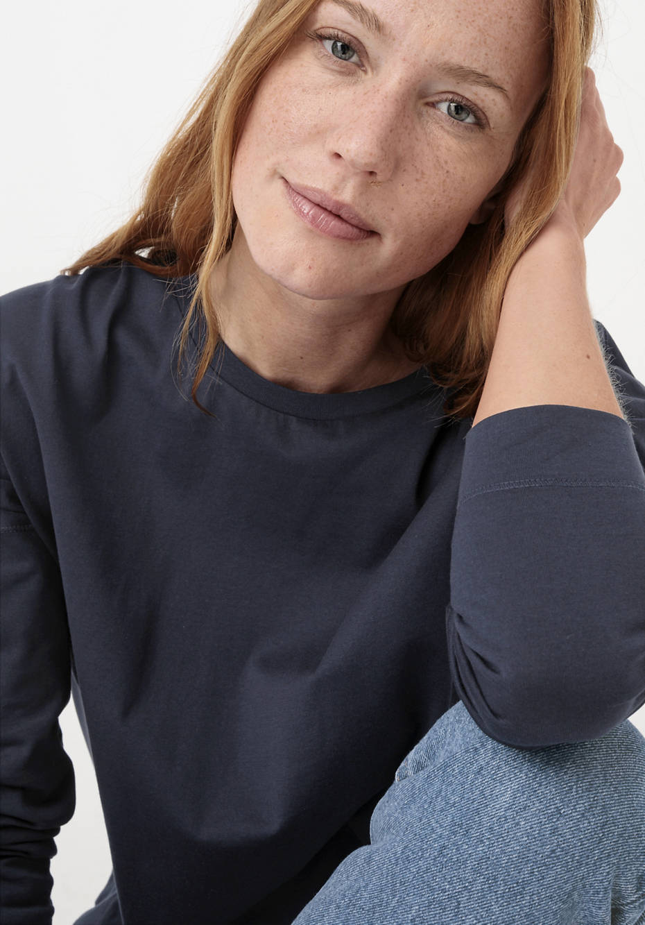 Langarm-Shirt aus reiner Bio-Baumwolle