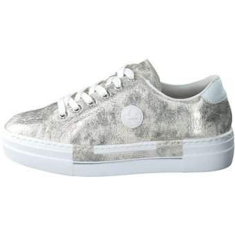Rieker Schnürsneaker in gold