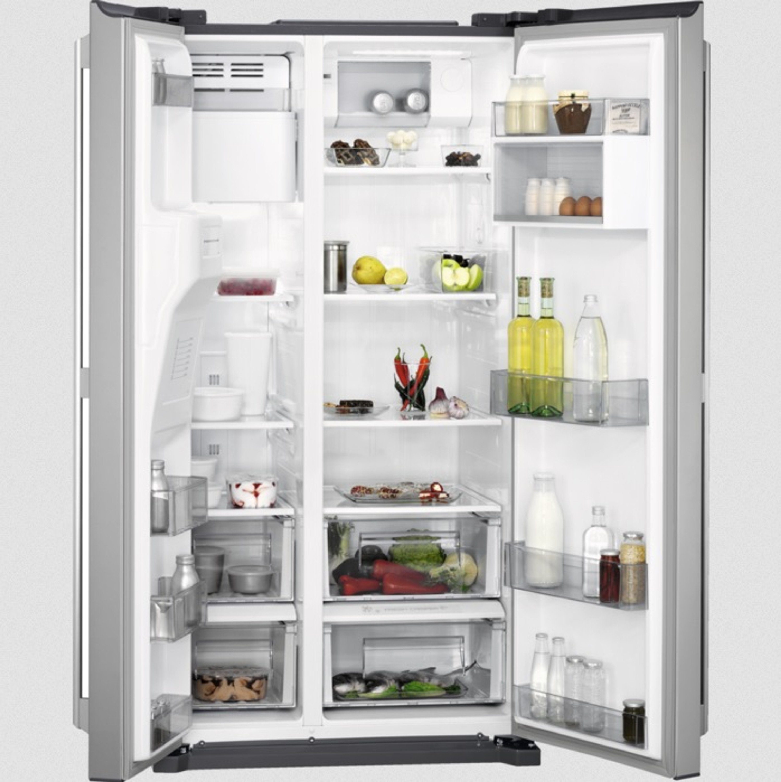 AEG Side-by-Side RMB76121NX, 177 cm hoch, 91.2 cm breit, NoFrost
