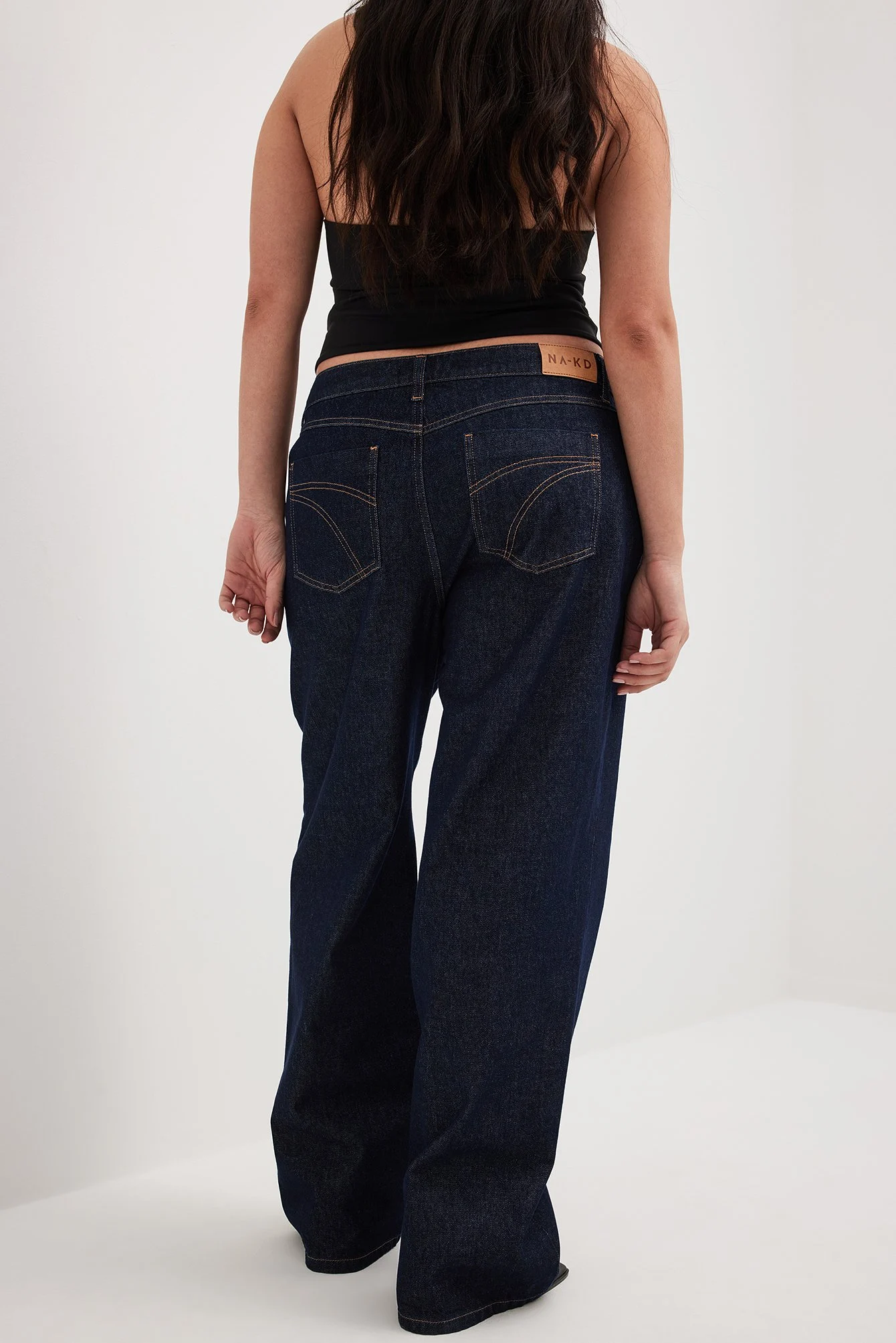 Gerade Jeans mit mittelhoher Taille
