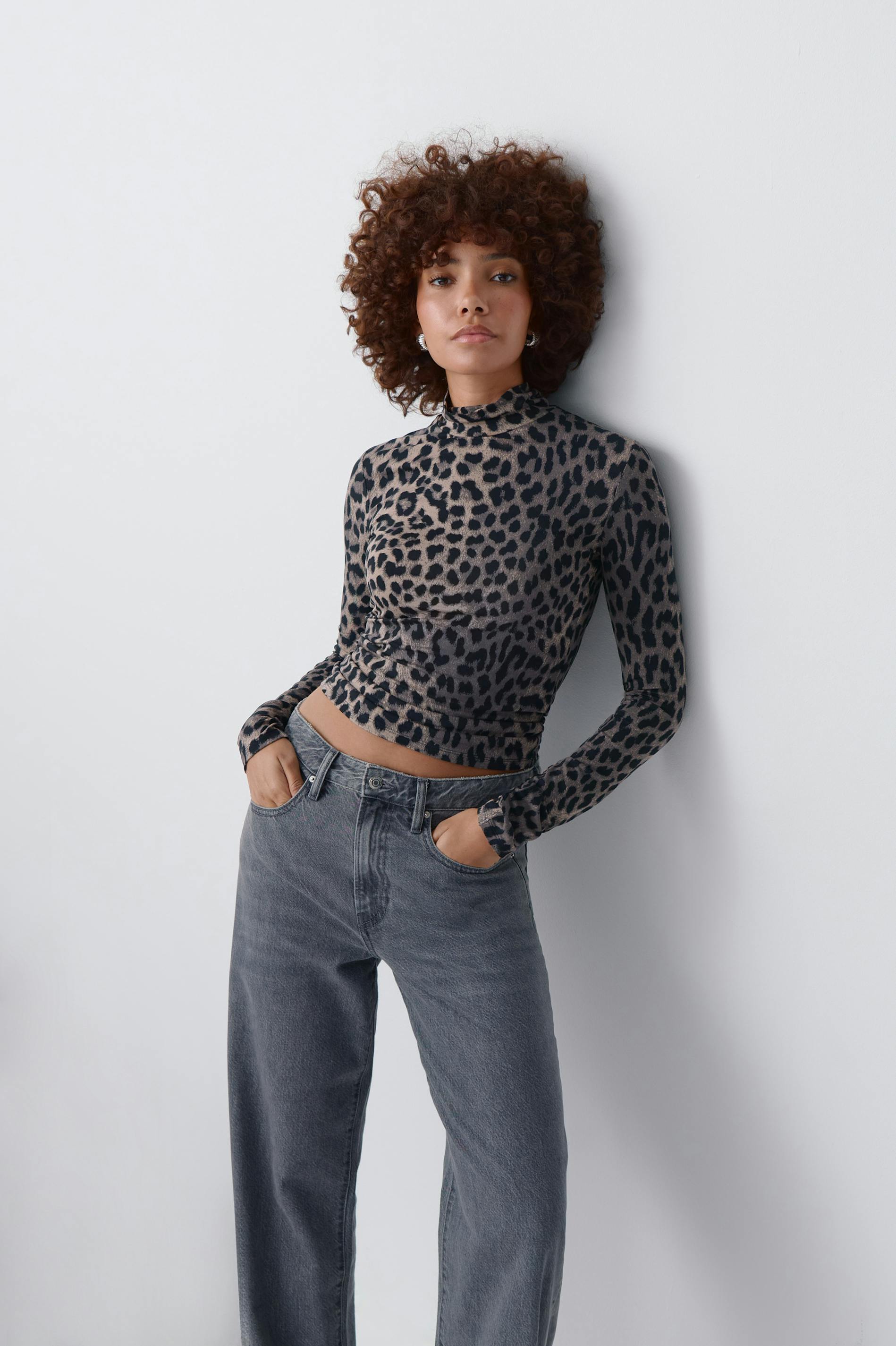 Soft touch polo top