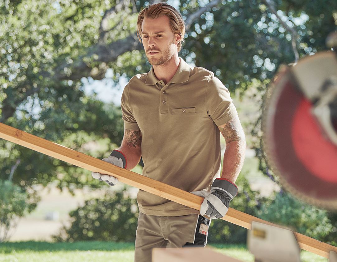 e.s. Polo-Shirt cotton Pocket