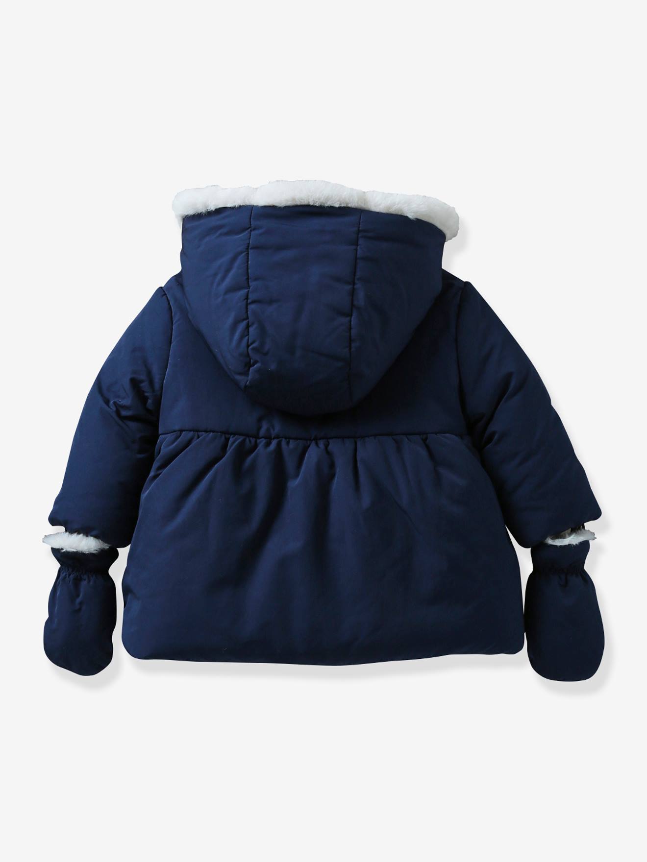 Cyrillus Baby Steppjacke CYRILLUS mit Recycling-Wattierung - marine