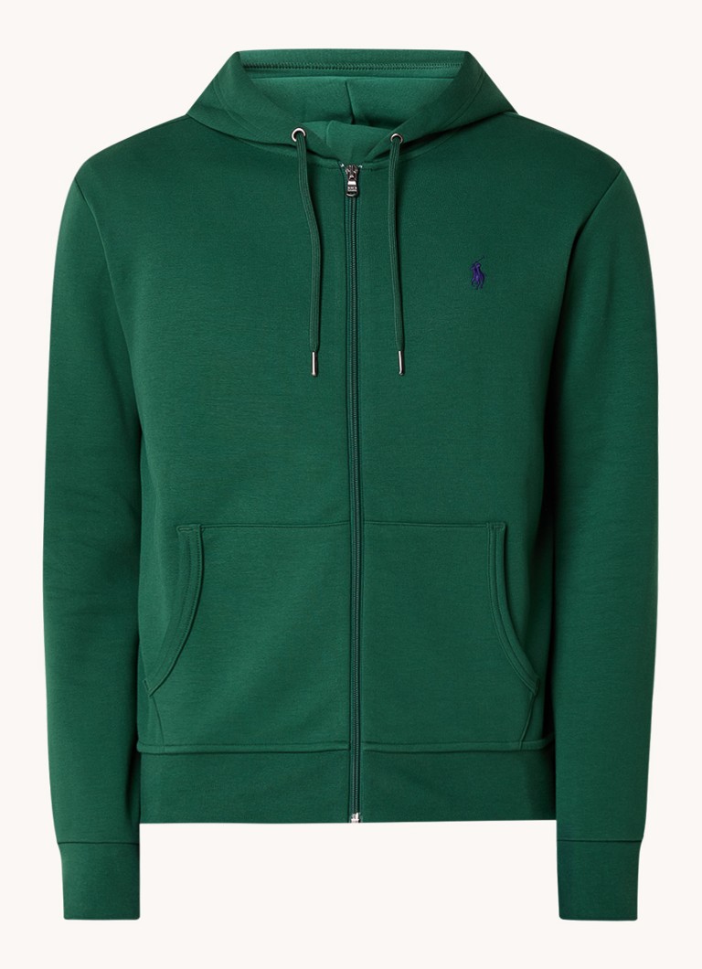 Ralph Lauren pulóver oldalsó zsebekkel és logós hímzéssel