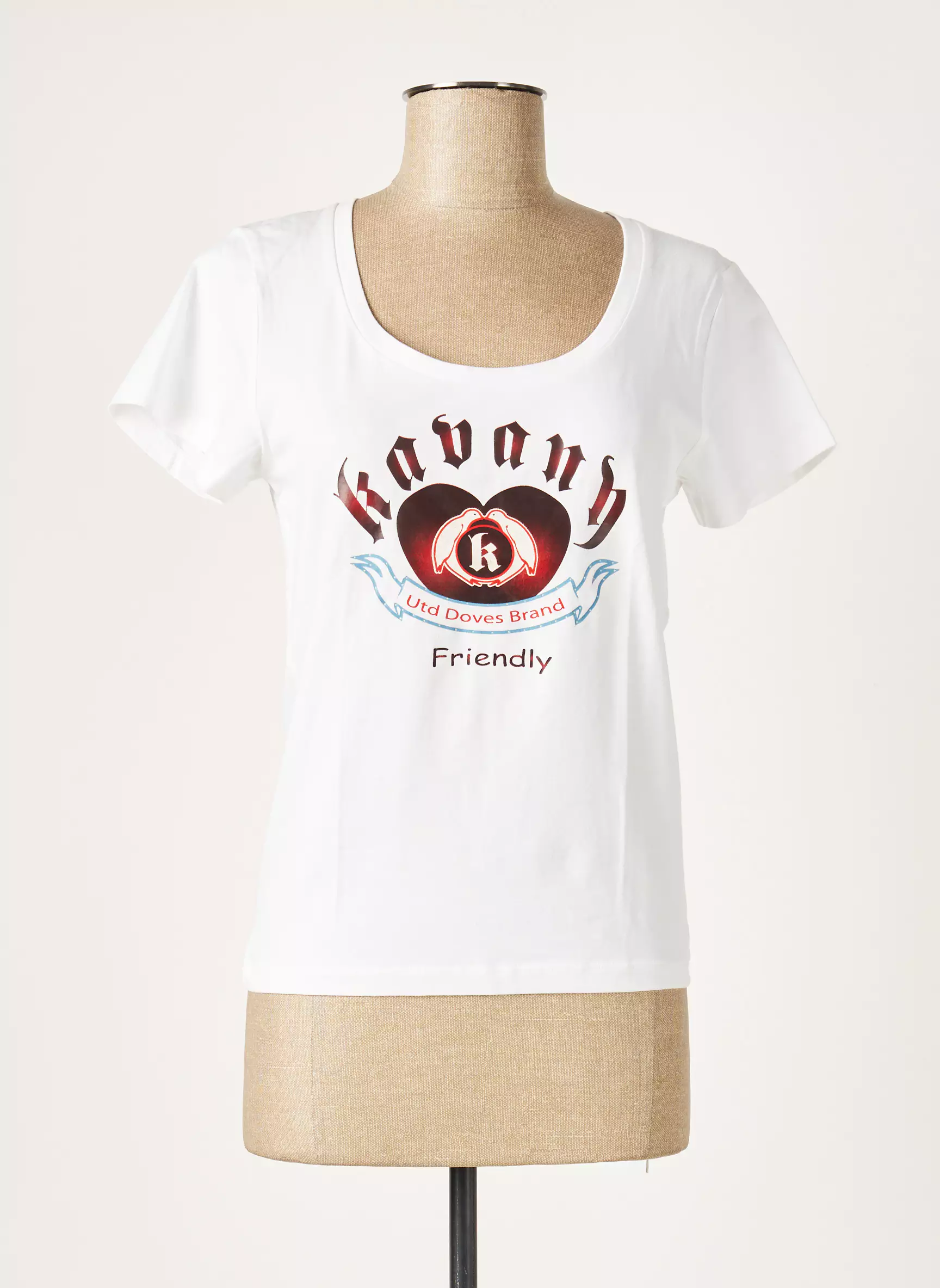 Kavany Tshirts Femme couleur blanc