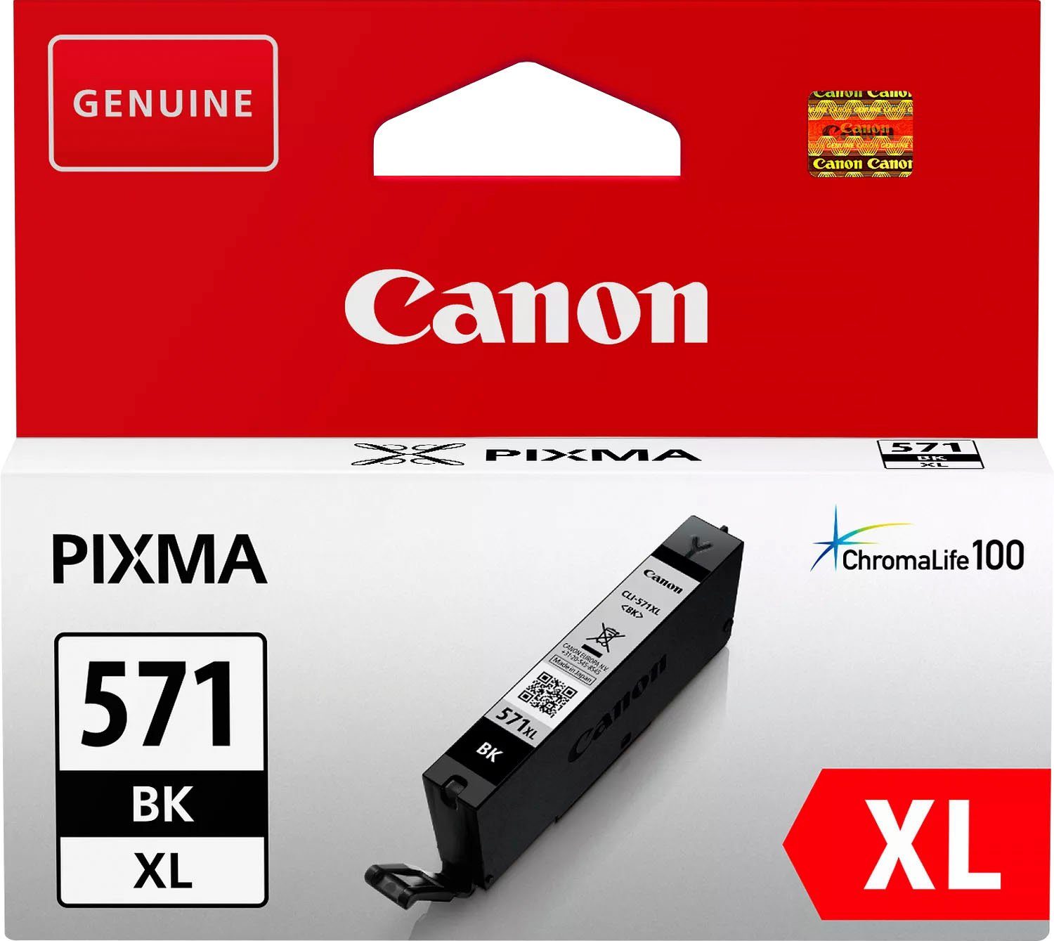 Canon CLI-571XL BK Tintenpatrone (original Druckerpatrone 571 schwarz XL)