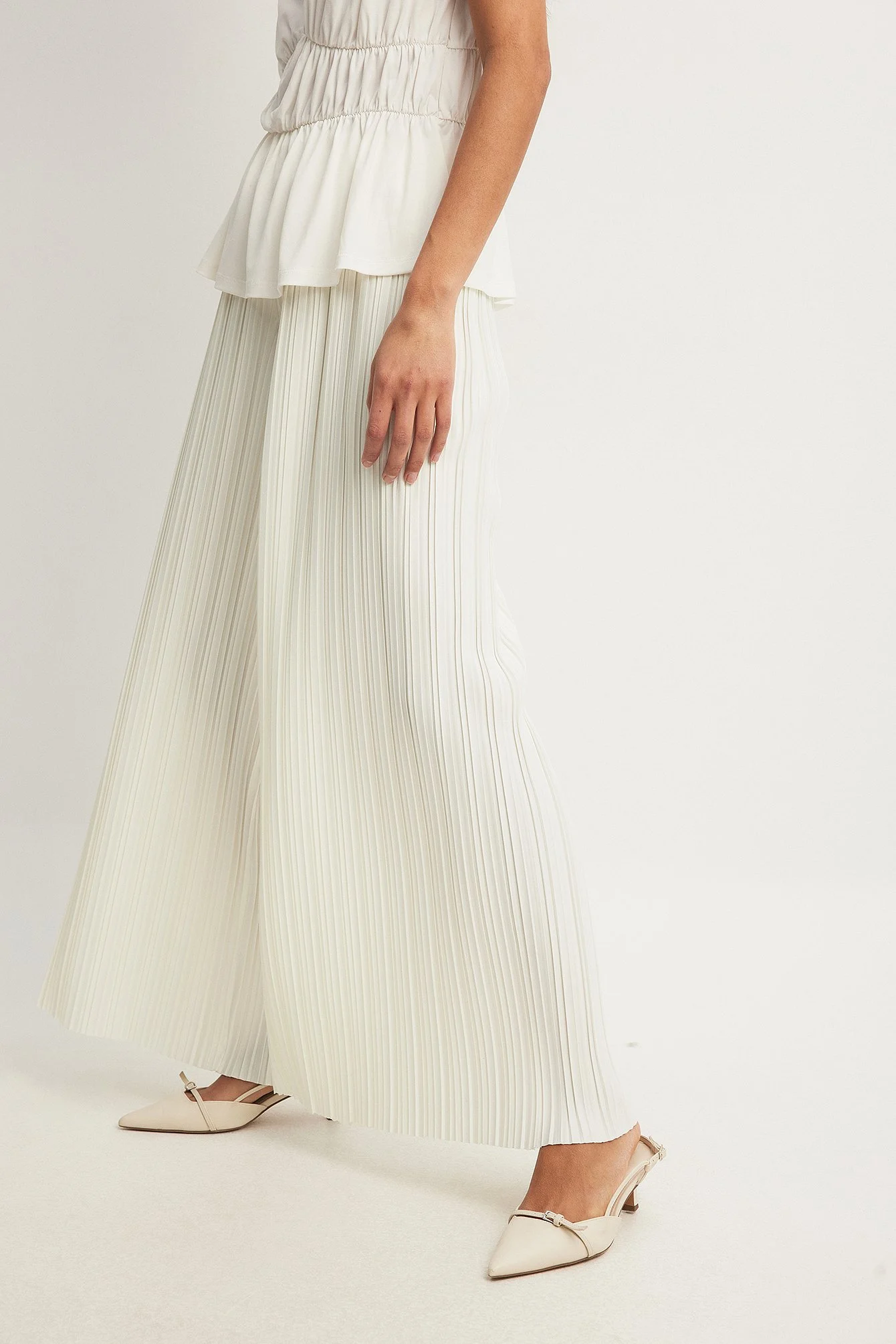 Plissierte Hose