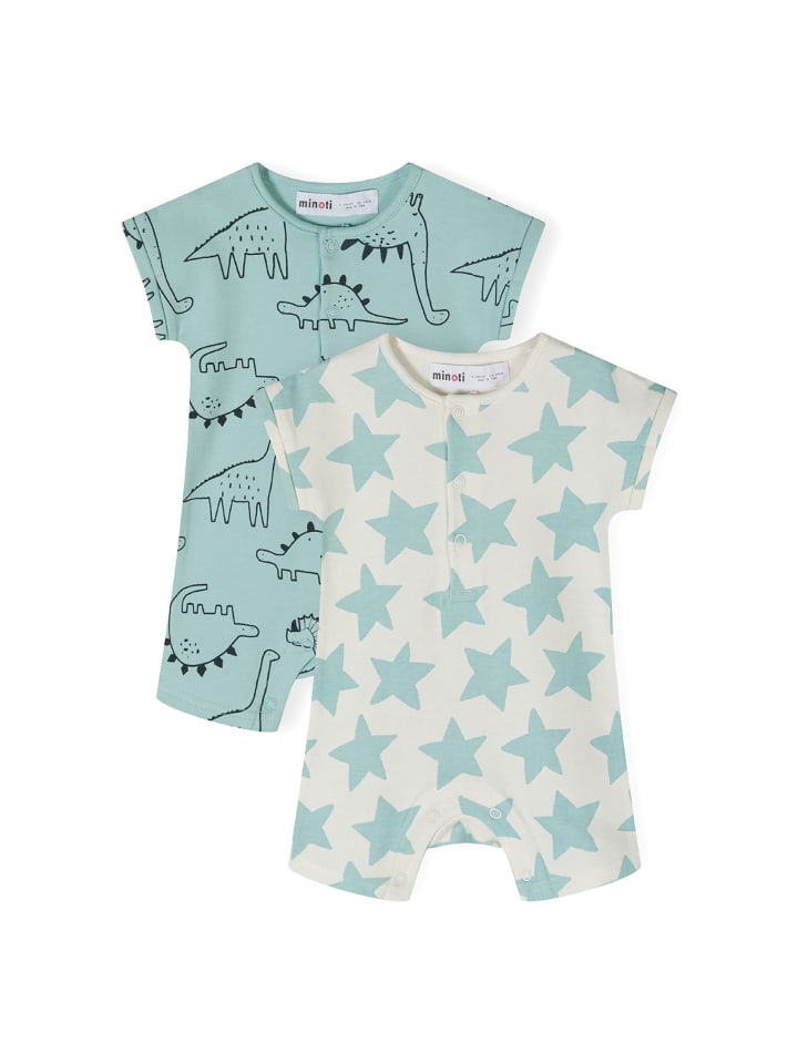 Minoti 2er. Set: Strampler 24babypack19 in mint günstig kaufen