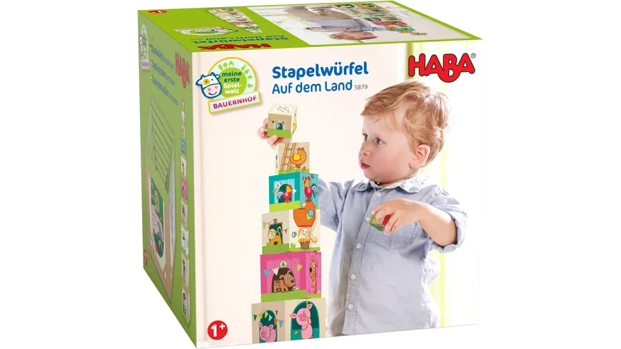 HABA - Stapelwürfel - Auf dem Land