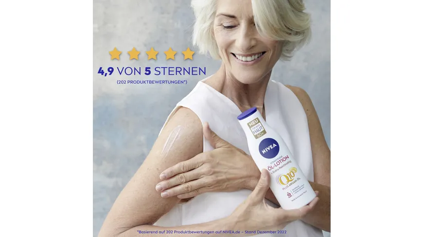 NIVEA Body Straffende Öl-Lotion Q10  Extra Reichhaltig 250 ml