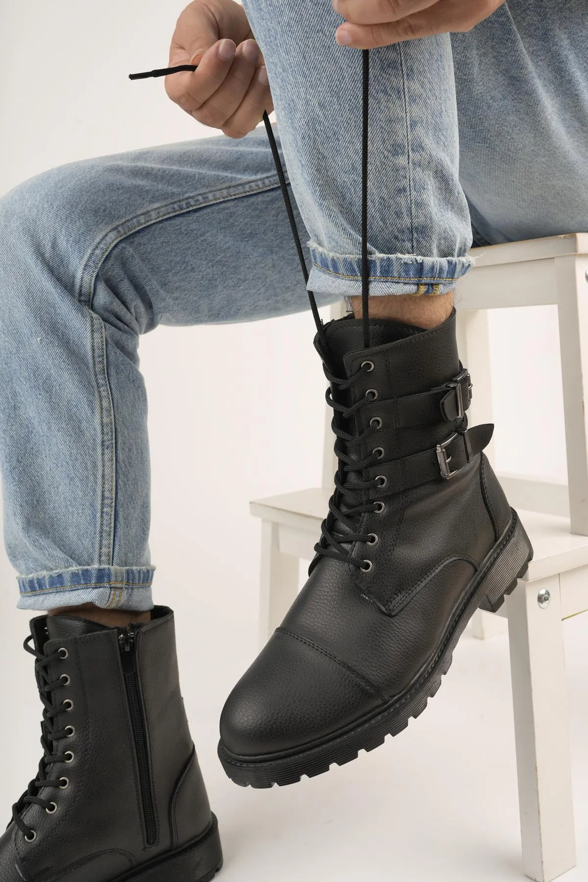 MUGGO  M452 Garantiert langlebiges Gummi, flexibel, winterfest, wasser- und kältebeständig, Unisex-Spitze und Reißverschluss