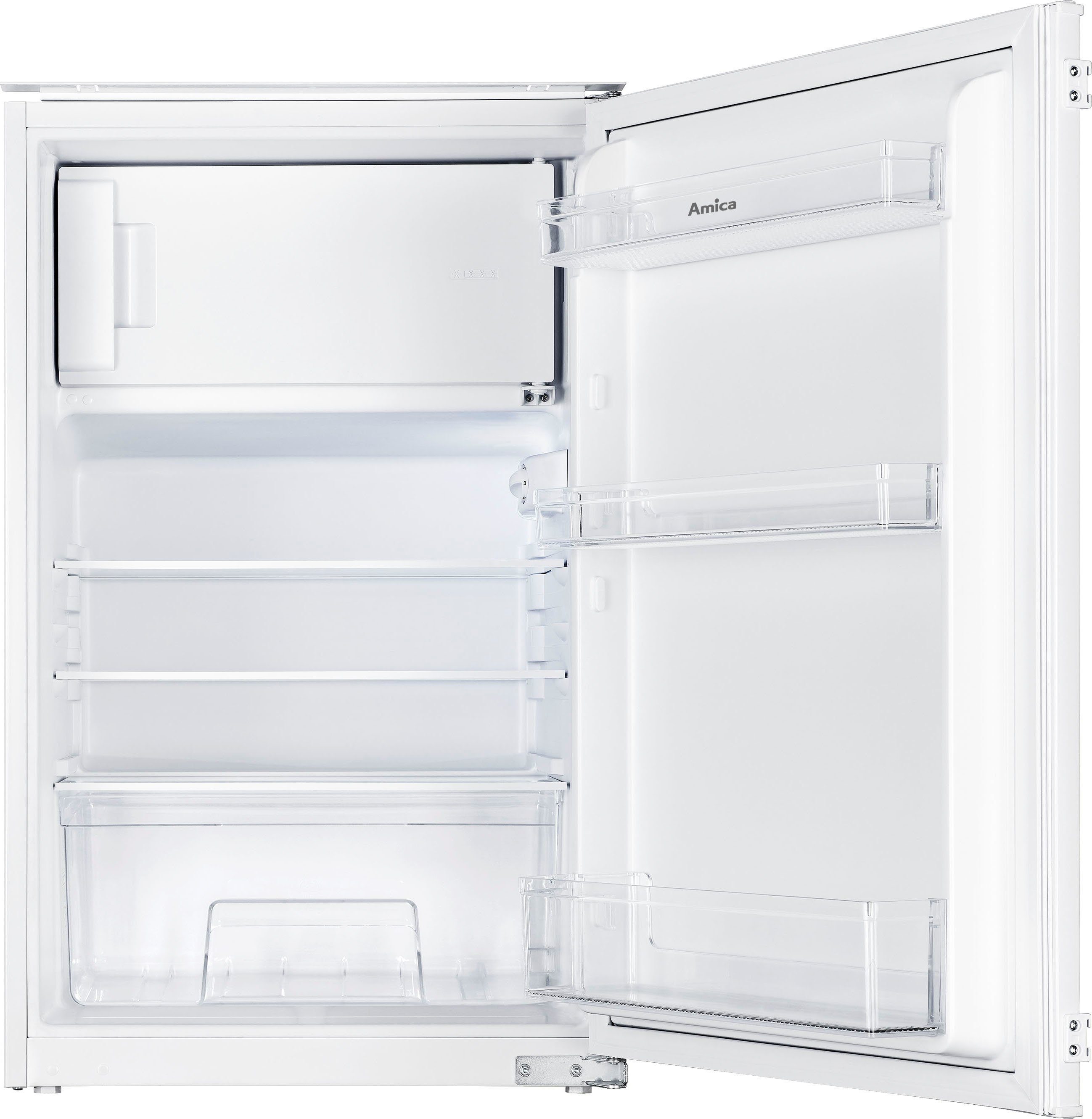 Amica Einbaukühlschrank EKS 16161, 88 cm hoch, 54 cm breit, 88 cm, integrierbar