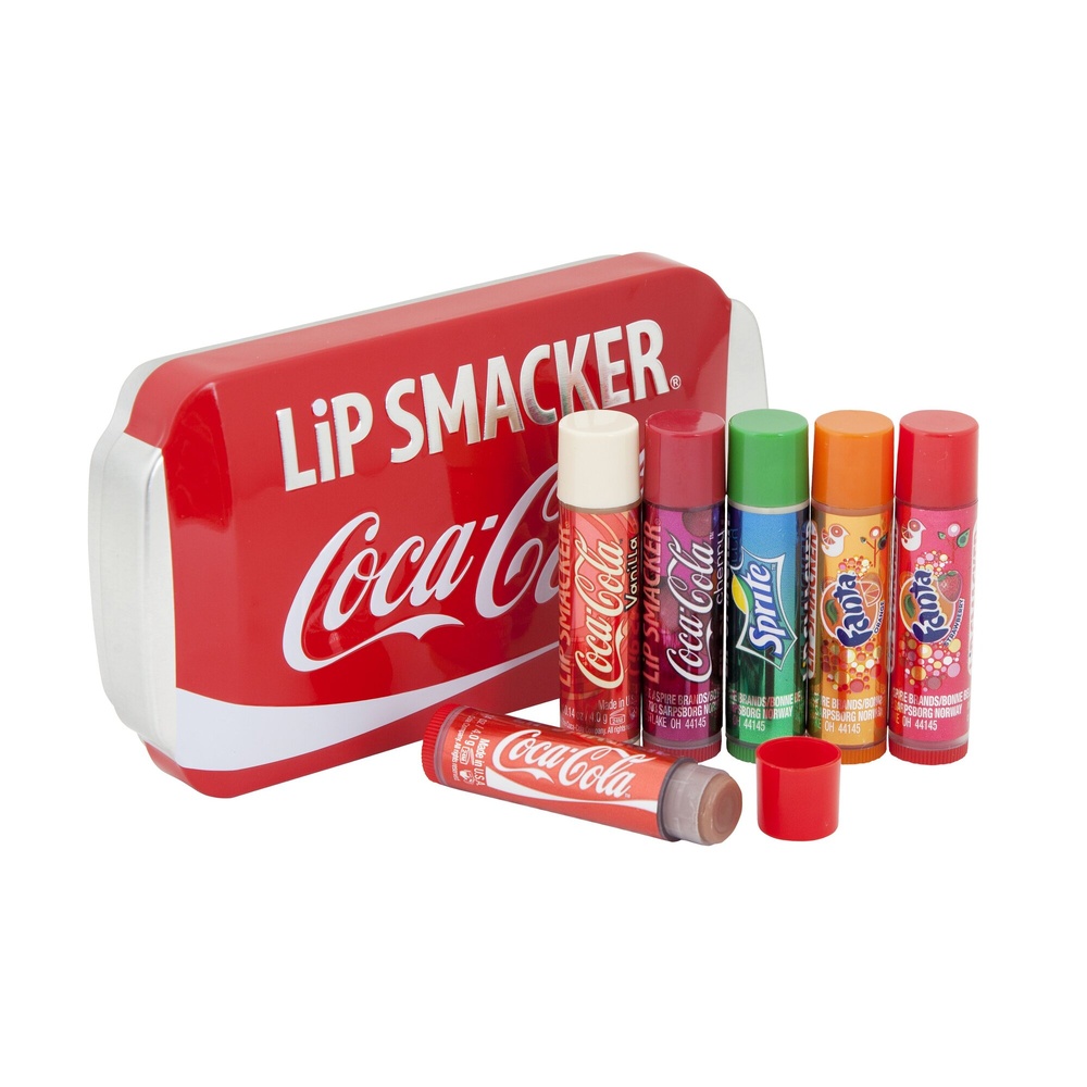 lip smacker Cannette Coca Cola 6 pcs assorties Baume à lèvres