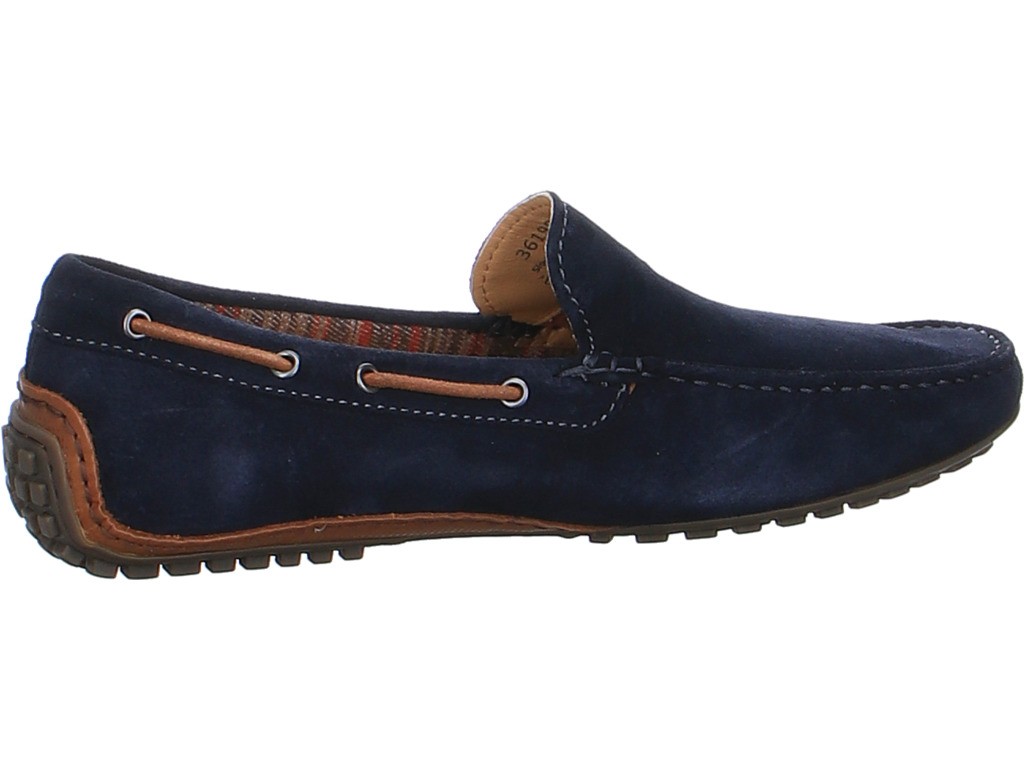 SIOUX Komfort Slipper blau