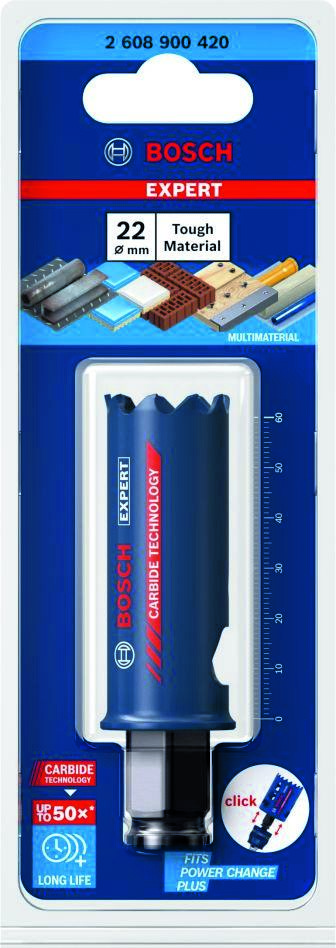 Bosch Blue Accessories 2608900420 Ποτηροτρύπανο Expert Tough Material 22 x 60 mm