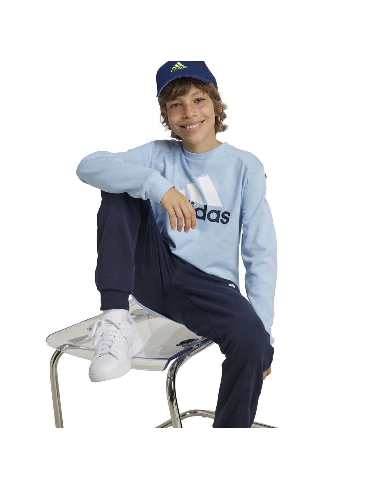 Adidas Essentials Jogginganzug Kinder blau