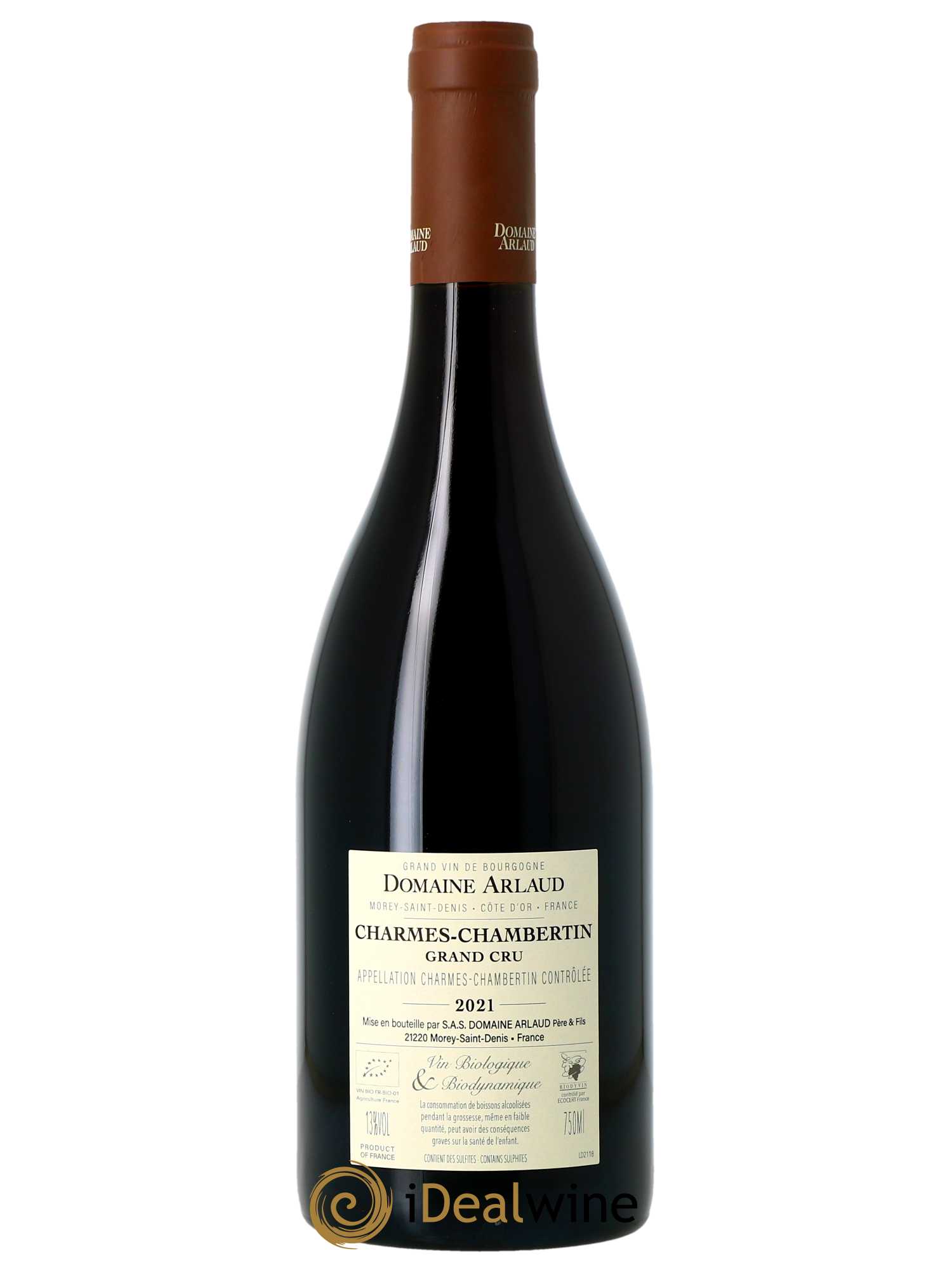 Charmes-Chambertin Grand Cru Arlaud  2021 - Lot de 1 Bouteille