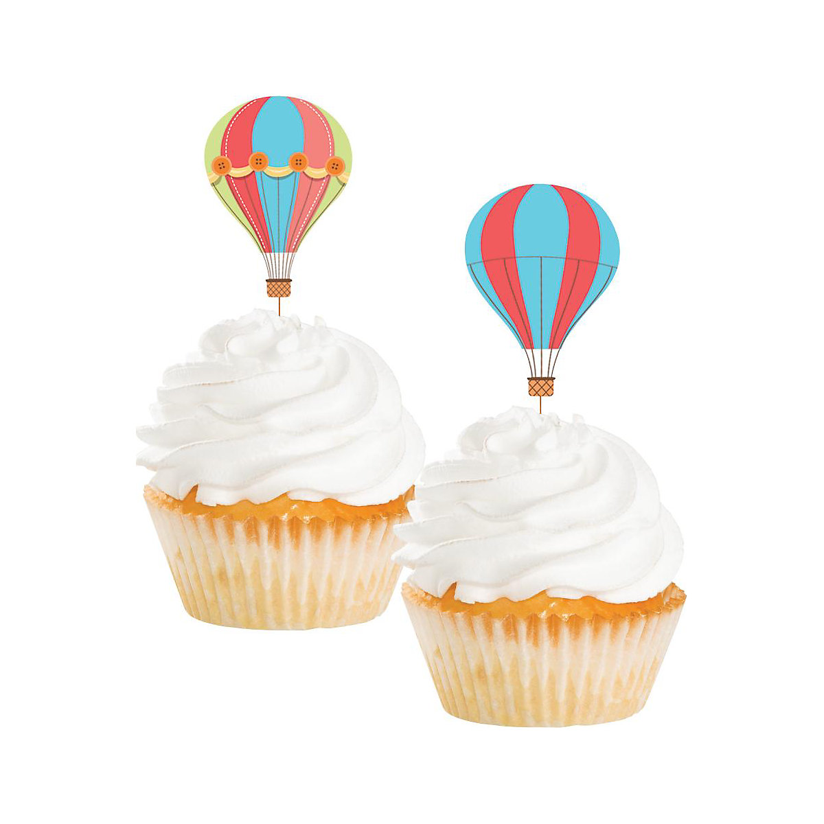 Muffinpicker Ballon, 12 Stück