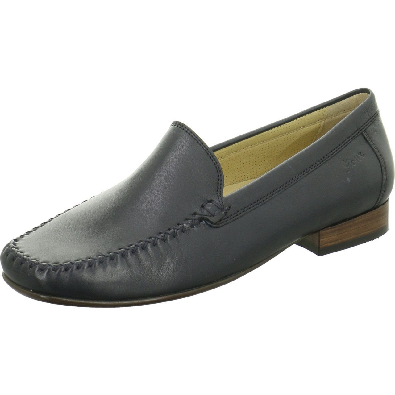 SIOUX Klassische Slipper blau Campina