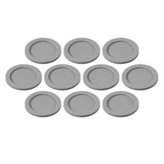 Skill and Squad Marker - 32mm Light Grey (10)