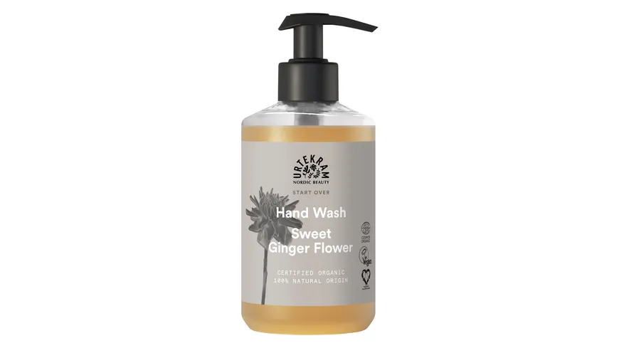 URTEKRAM Hand Wash Sweet Ginger Flower 300 ml