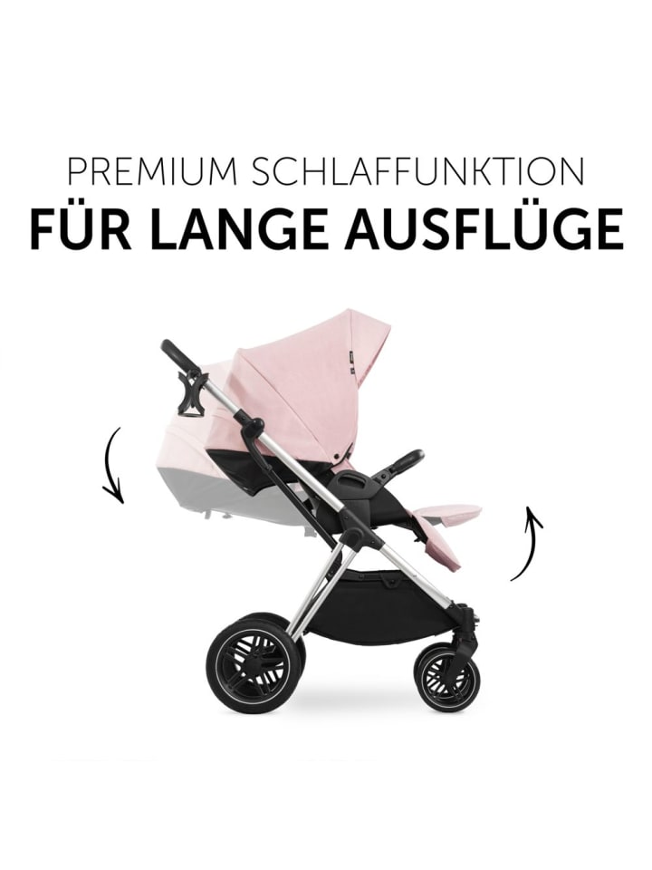 Hauck 4in1 Kinderwagen-Set Vision X Trio Set - inkl. i-Size in rosa,silber günstig kaufen onesize
