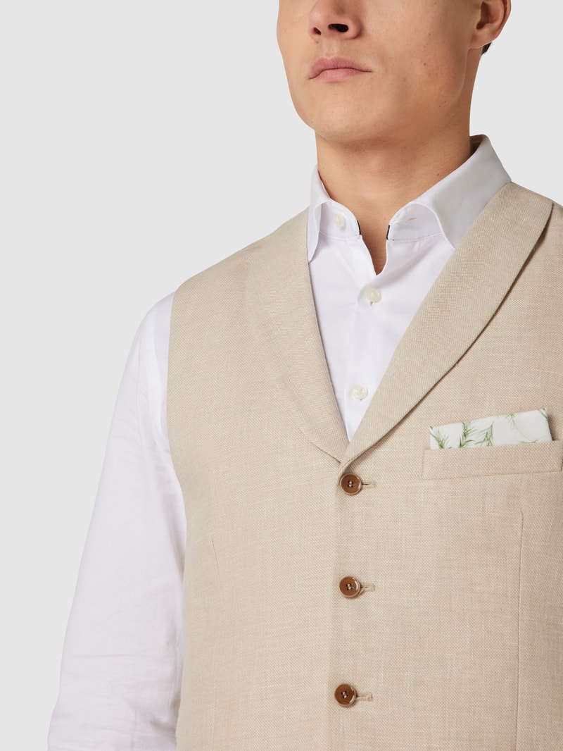 Sakko mit Anstecknadel Modell 'Shelby' in beige