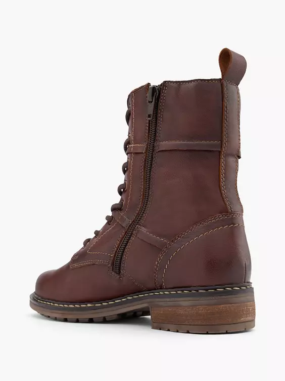 5th Avenue Leder Schnürstiefelette