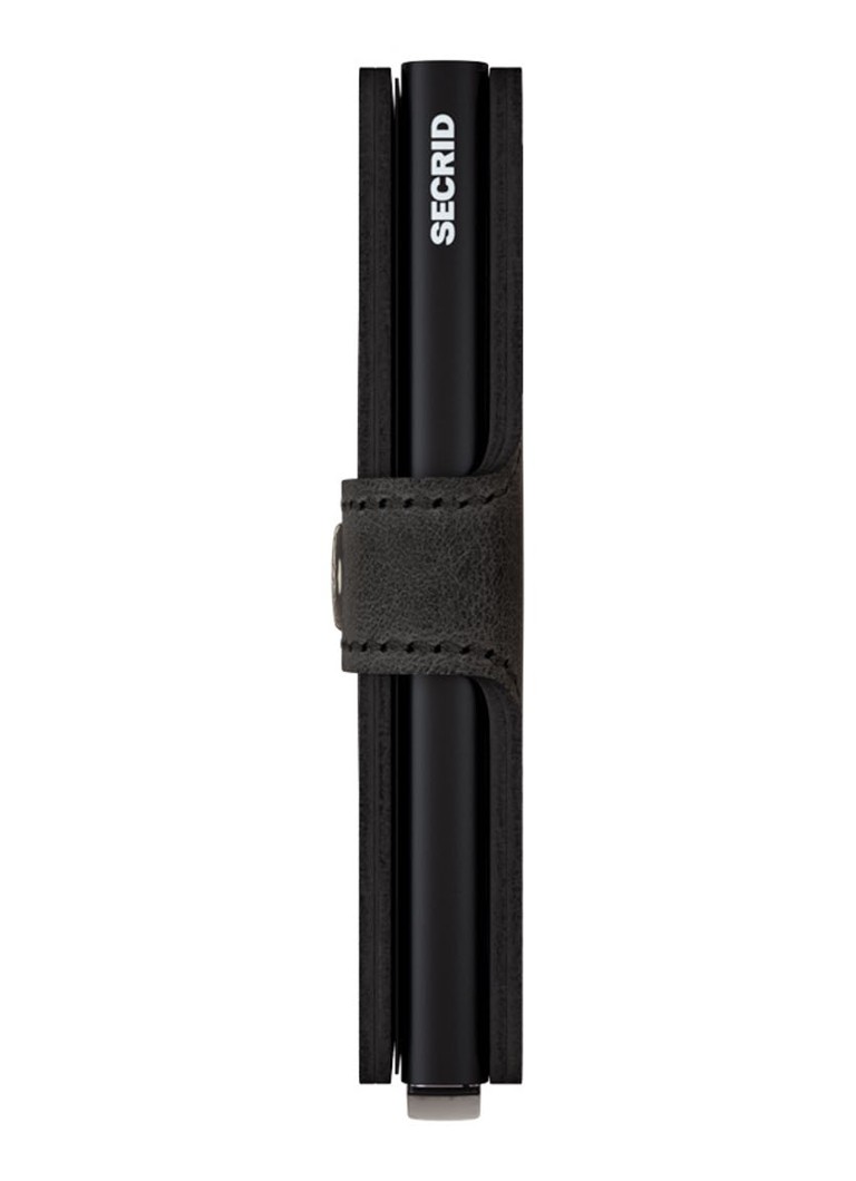 Portofel mini din piele Secrid cu sloturi pentru carduri.