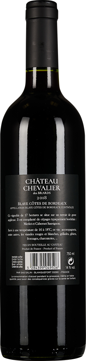 Château Chevalier des Brards Château Chevalier des Brards 2018