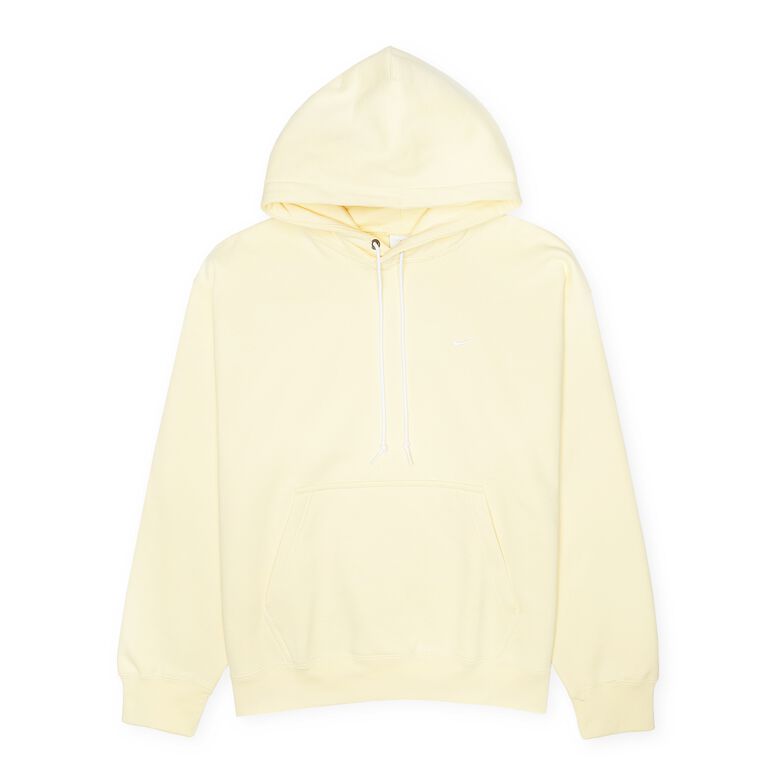 NIKE Solo Swoosh Fleece-Hoodie alabaster/white