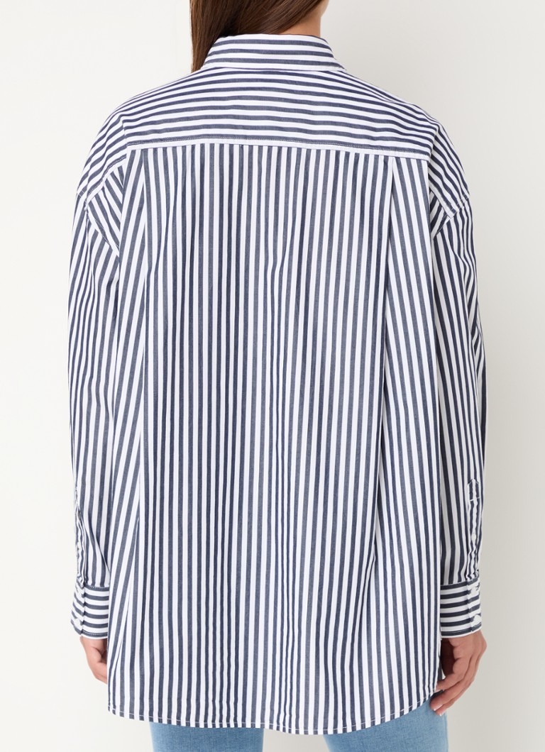 Tommy Hilfiger blouse with stripe print and chest pocket