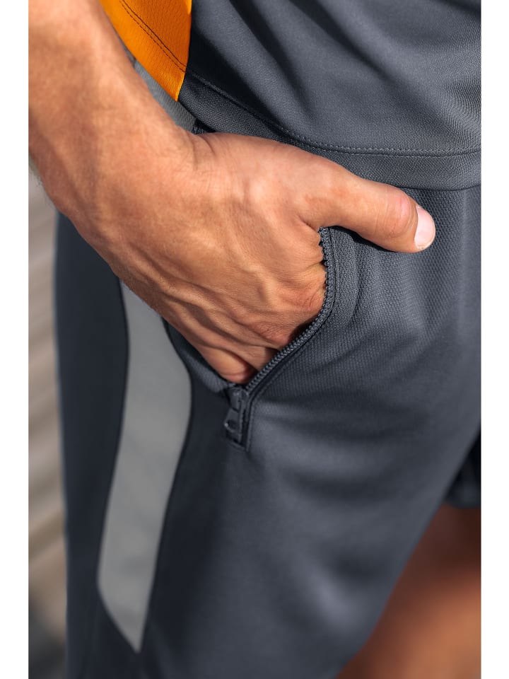 erima Squad Worker Shorts in slate grey/silver grey günstig kaufen 3XL
