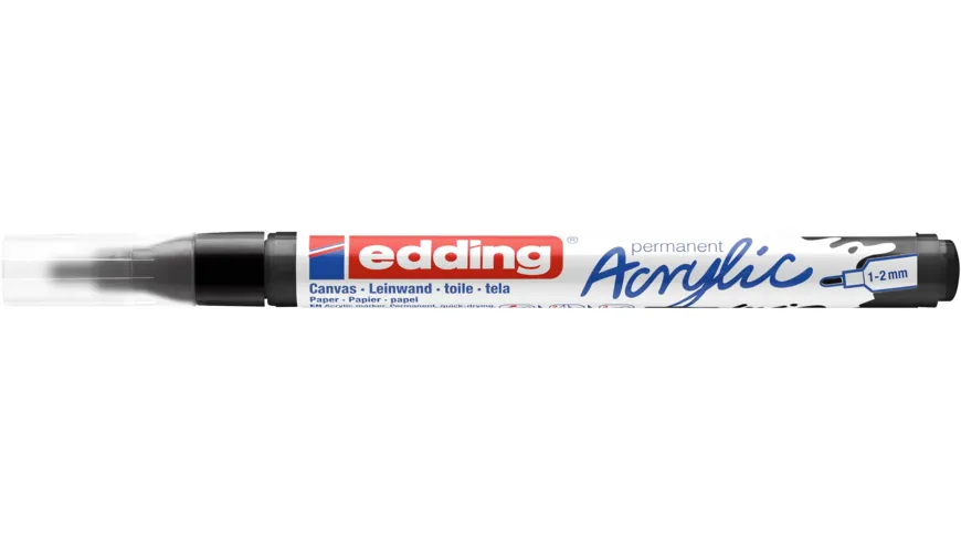 edding Acrylmarker 5300 fein schwarz schwarz